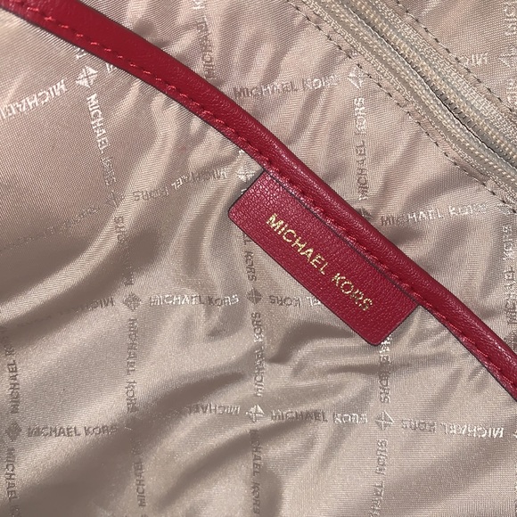 Michael Kors Backpack π in beautiful dark red w/ gold hardware - Picture 13 of 13